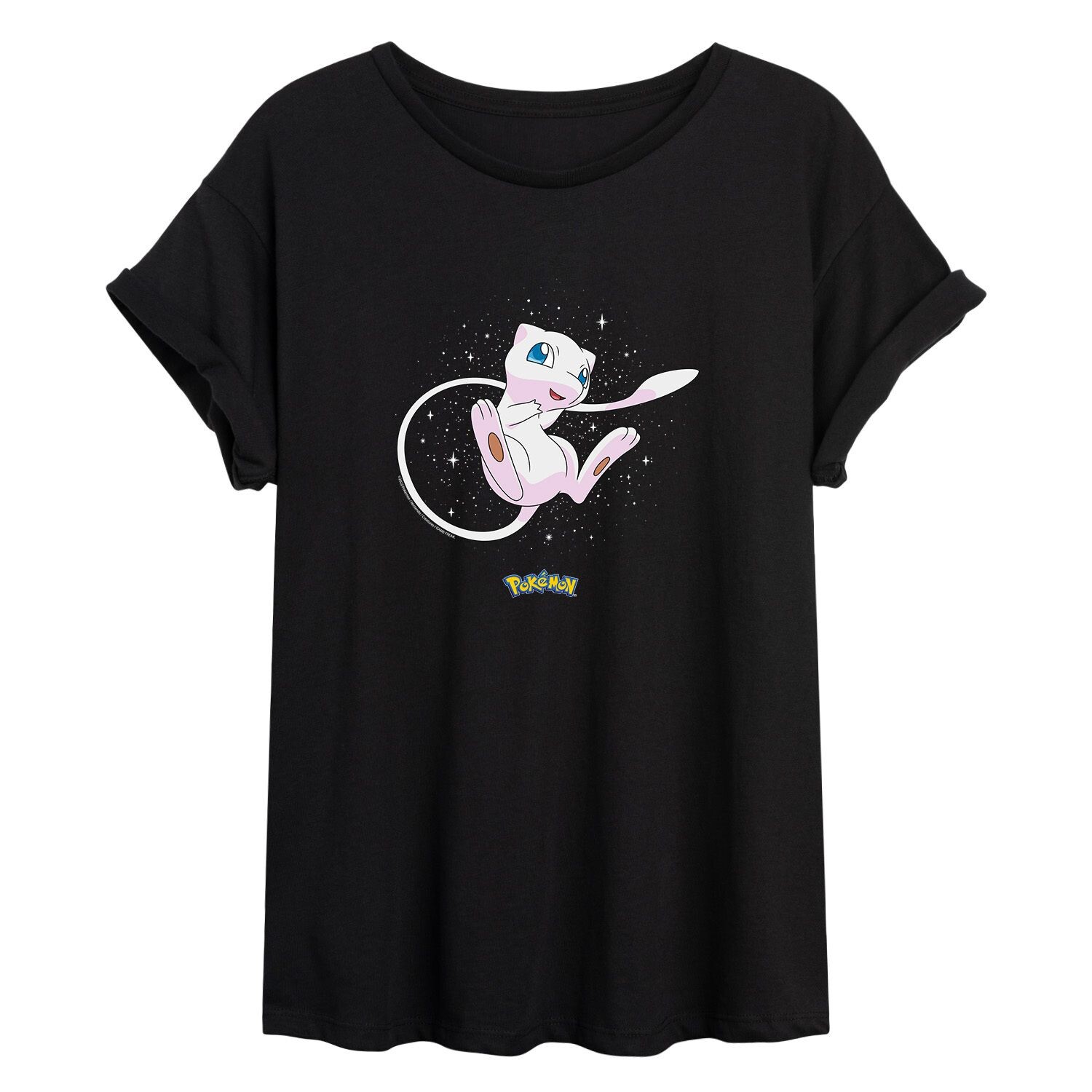 

Струящаяся футболка Pokémon Starry Mew для юниоров Licensed Character