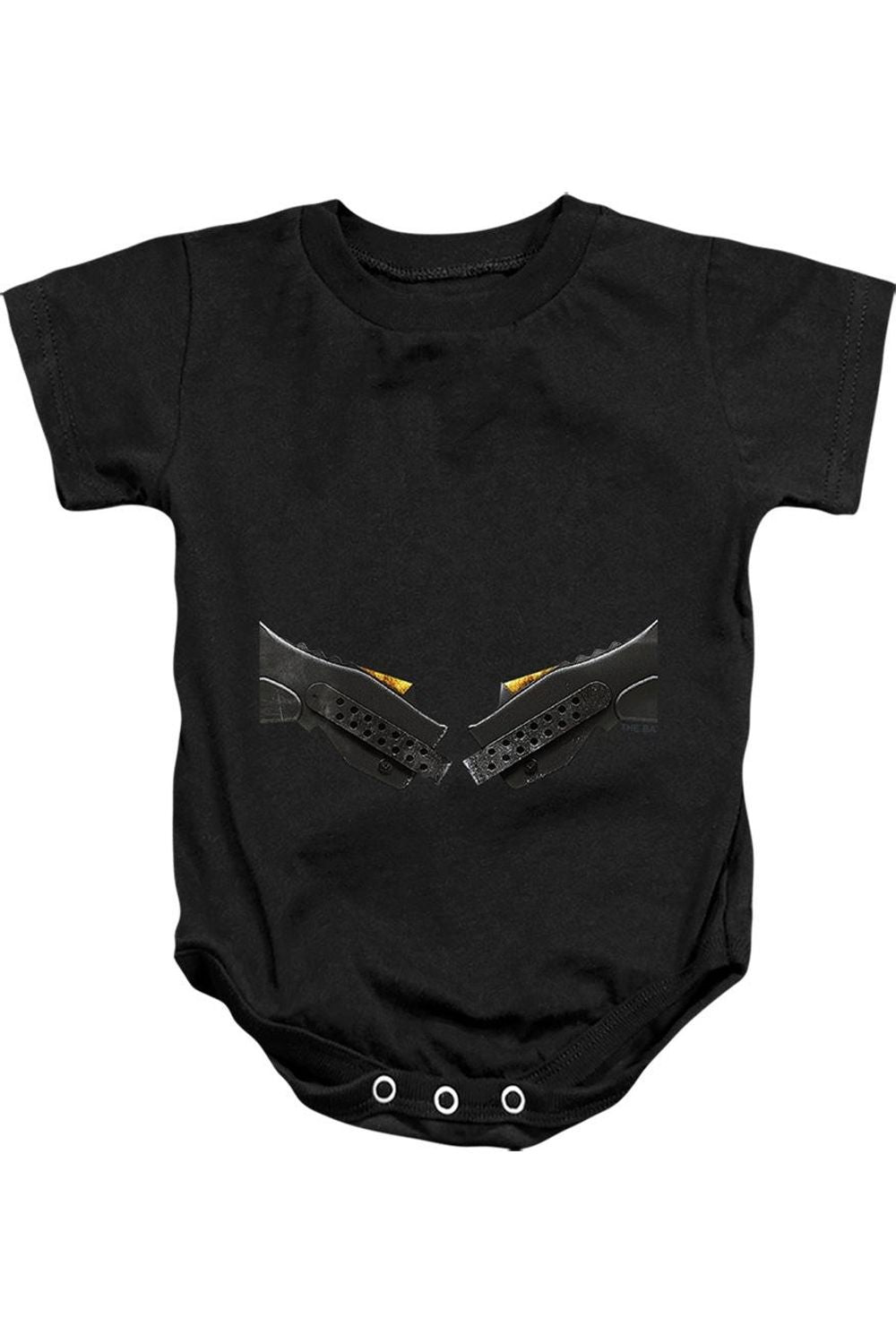 

Детский комбинезон с логотипом на груди "Бэтмен" (2022) Gildan, черный