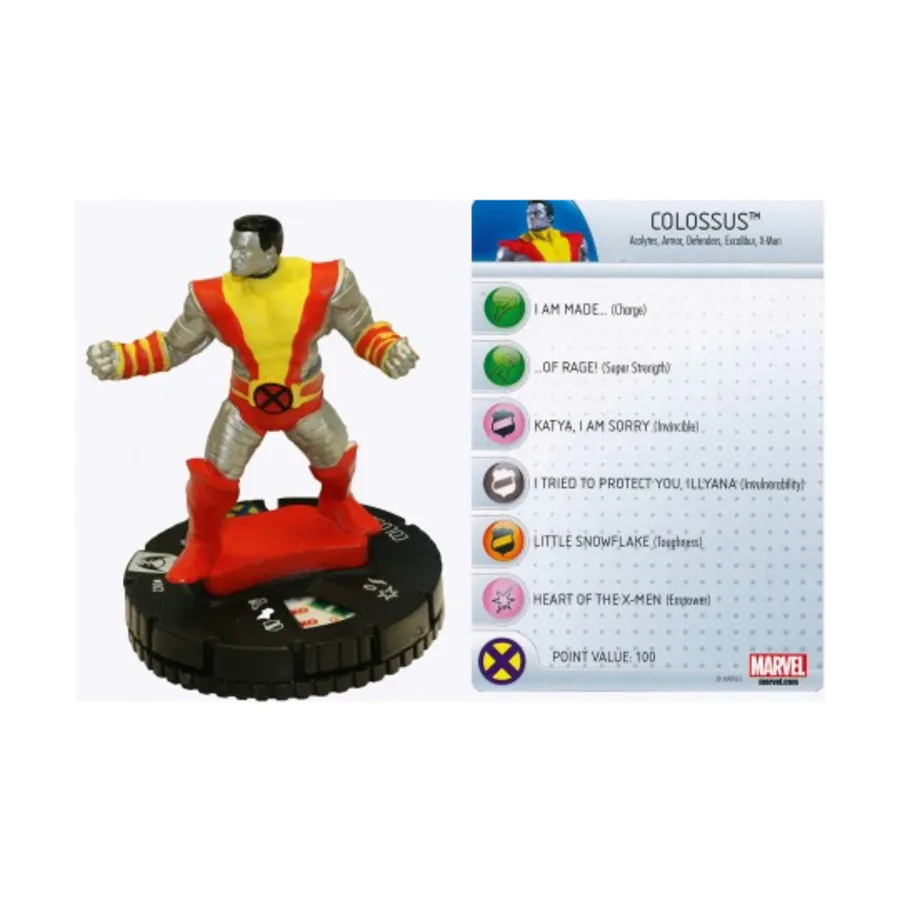 

Колосс (С), Marvel HeroClix - Wolverine and the X-Men - Singles
