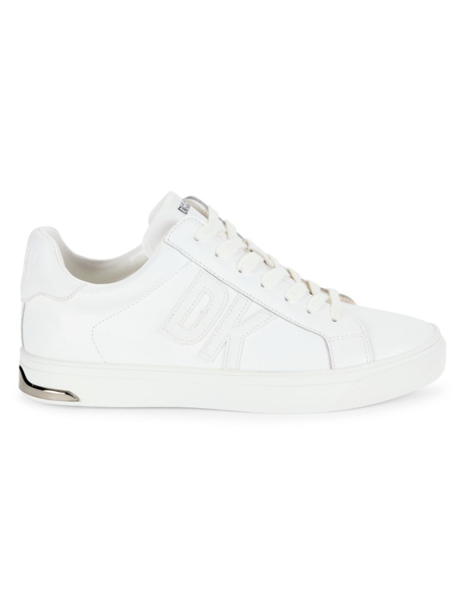 Низкие кроссовки с логотипом Abeni DKNY, цвет Bright White