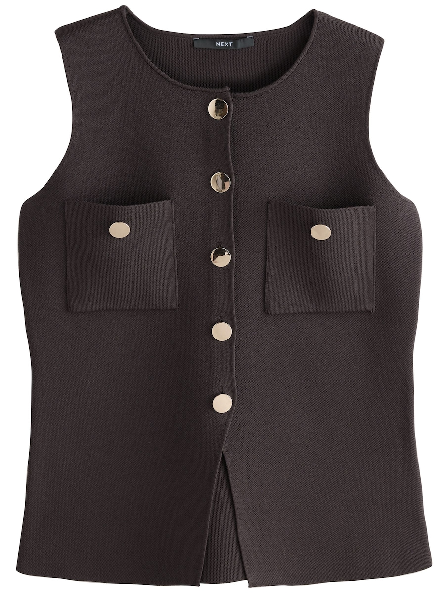 

Жилет Next, каштаново-коричневый