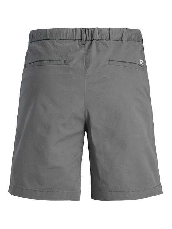 Шорты свободного кроя из ткани Jaiden 12275013 Jack&Jones Junior, серый — фото 2