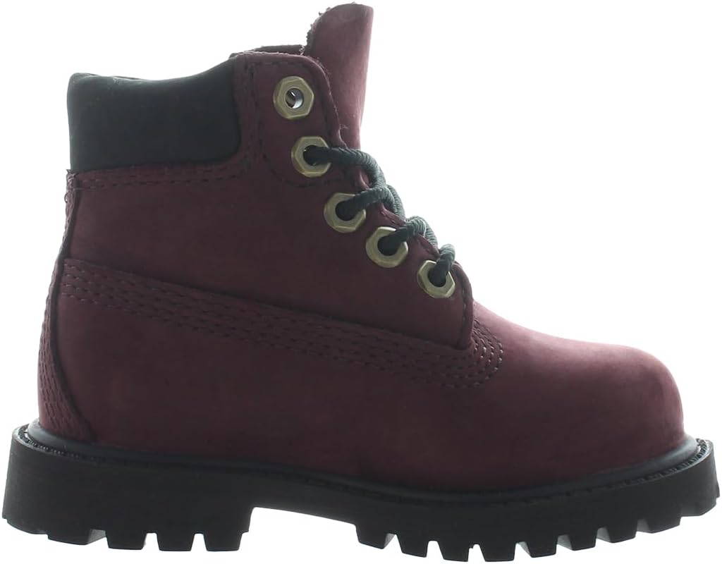 Водонепроницаемые ботинки Timberland Little Kid 6 Premium, красный/бордовый — фото 2