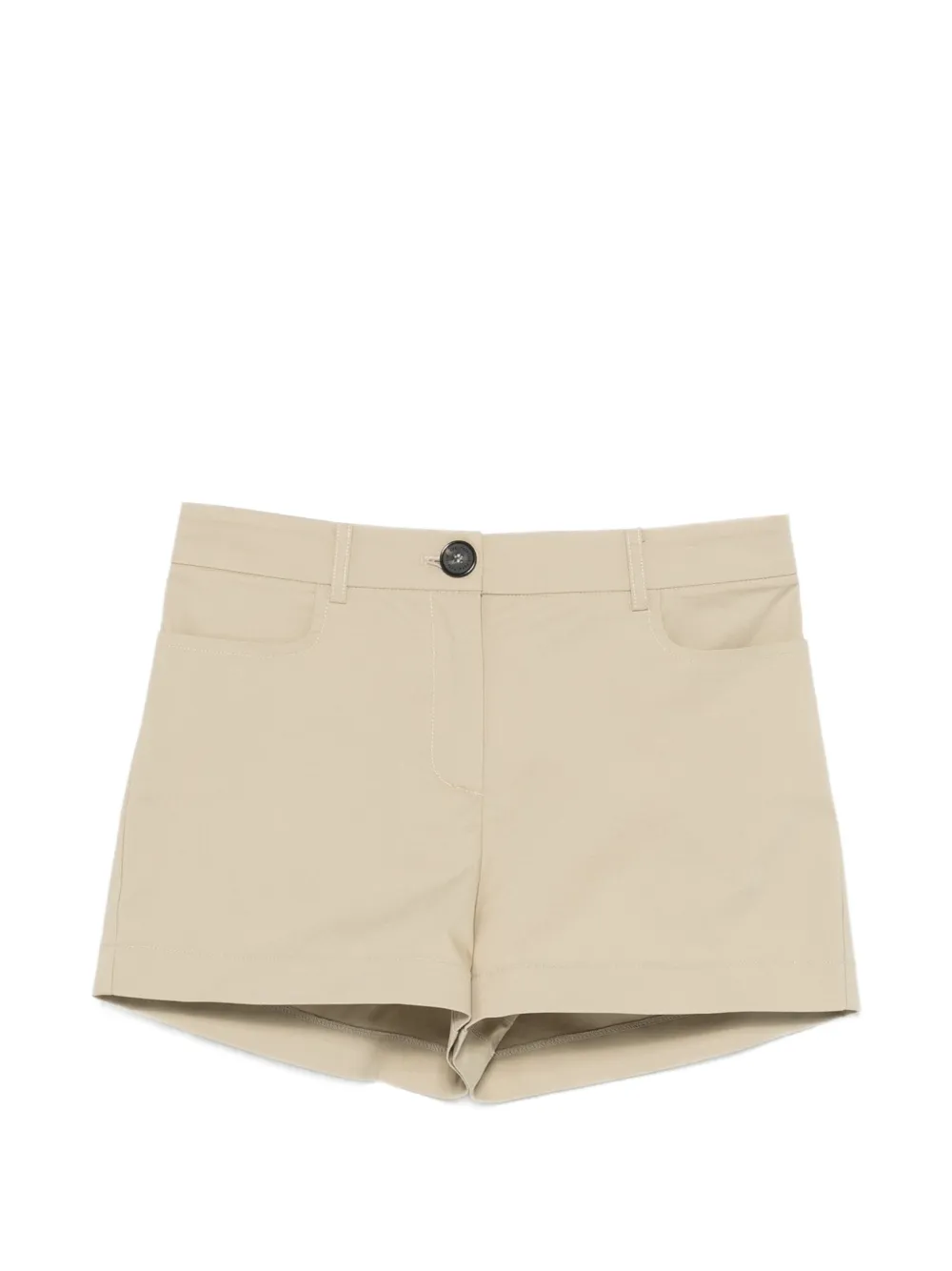 

Шорты с логотипом Patrizia Pepe, бежевый