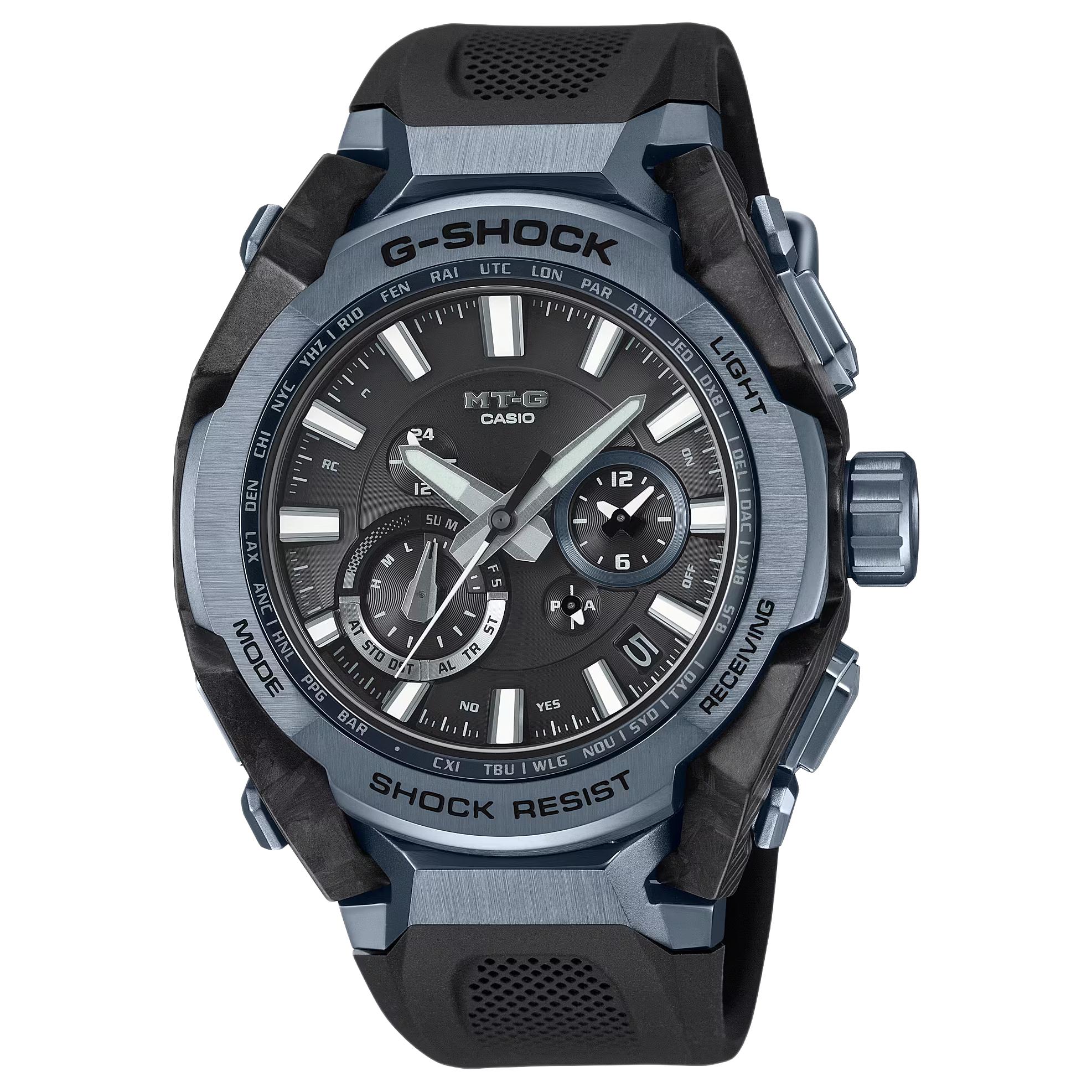 

CASIO Часы MT G Collection Solar Quartz Movement Resin Strap Watch Men's Watch Black Dial, Black Dial