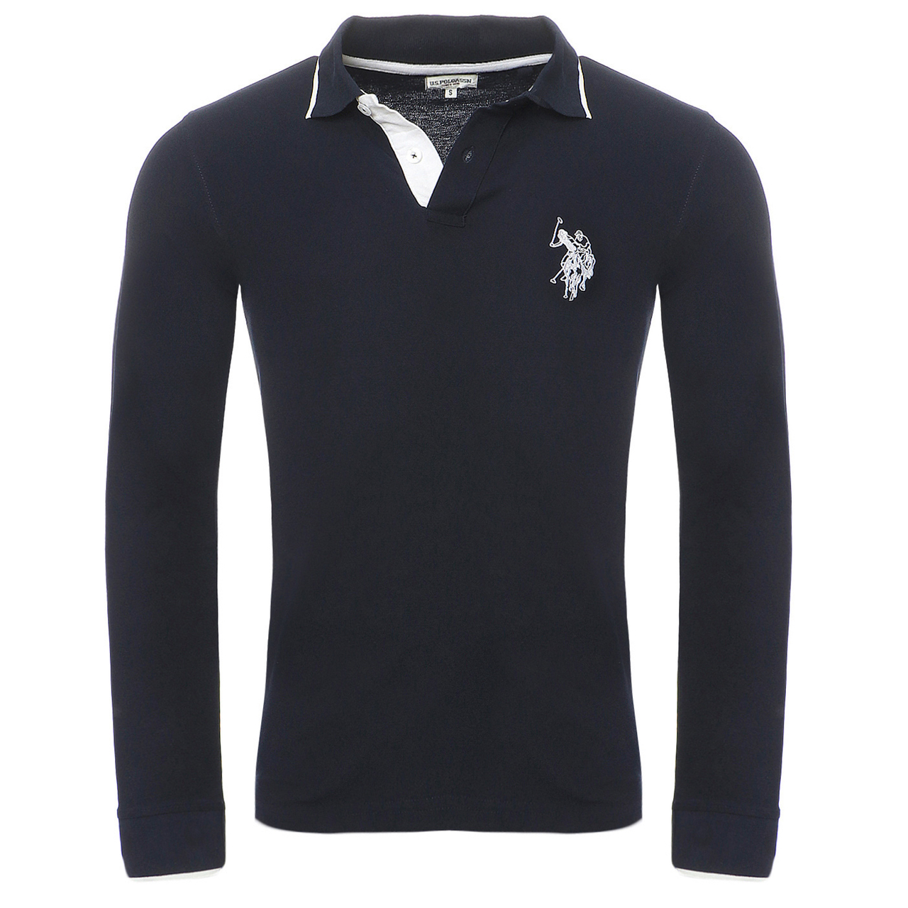 

Лонгслив U.S. Polo Assn. PoloShirt Langarm, темно синий