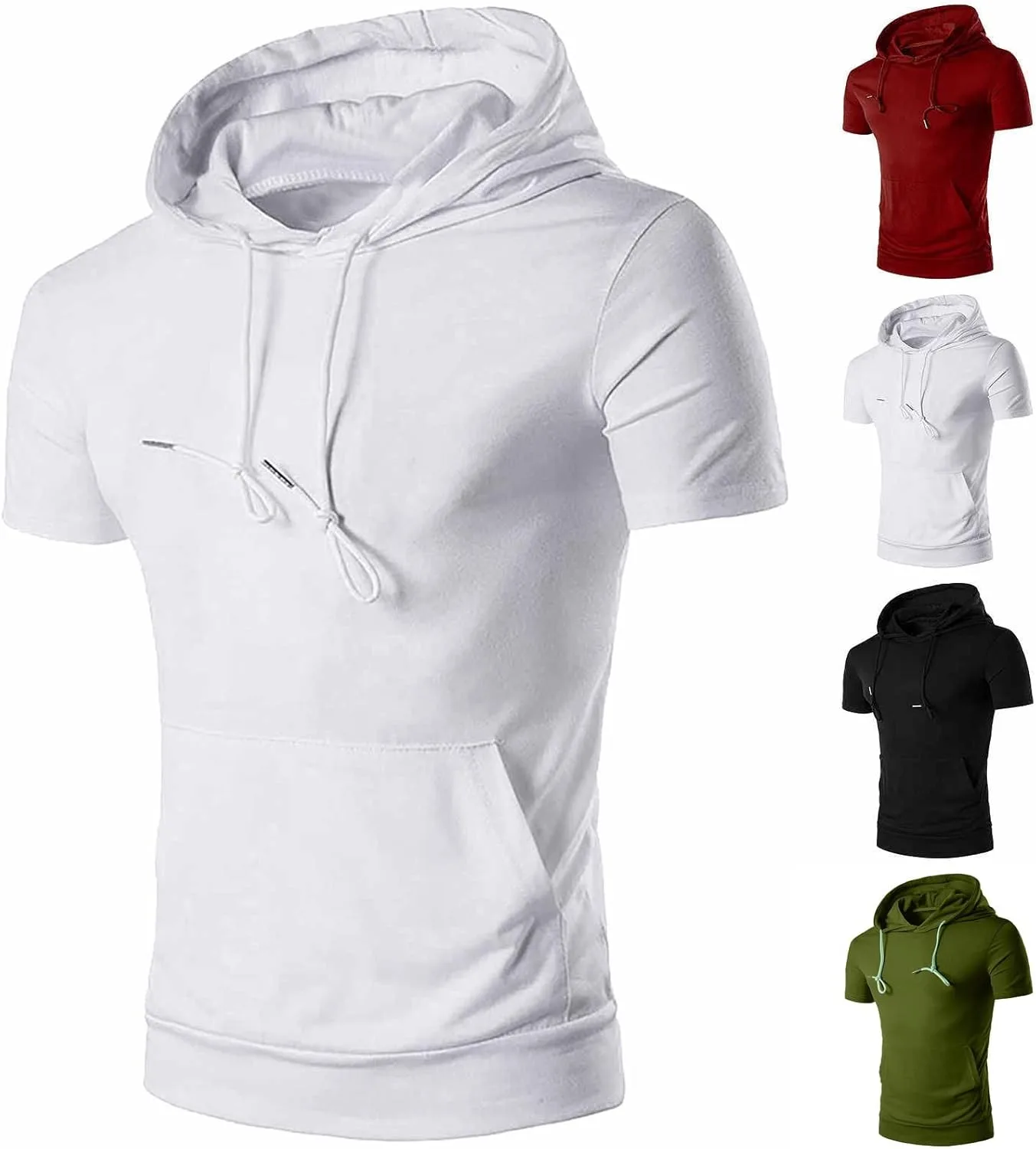 

Мужская футболка с капюшоном Muscle Fit Canbebig