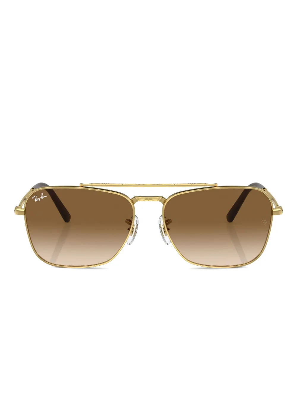 

Солнцезащитные очки в квадратной оправе Ray-Ban, золотой