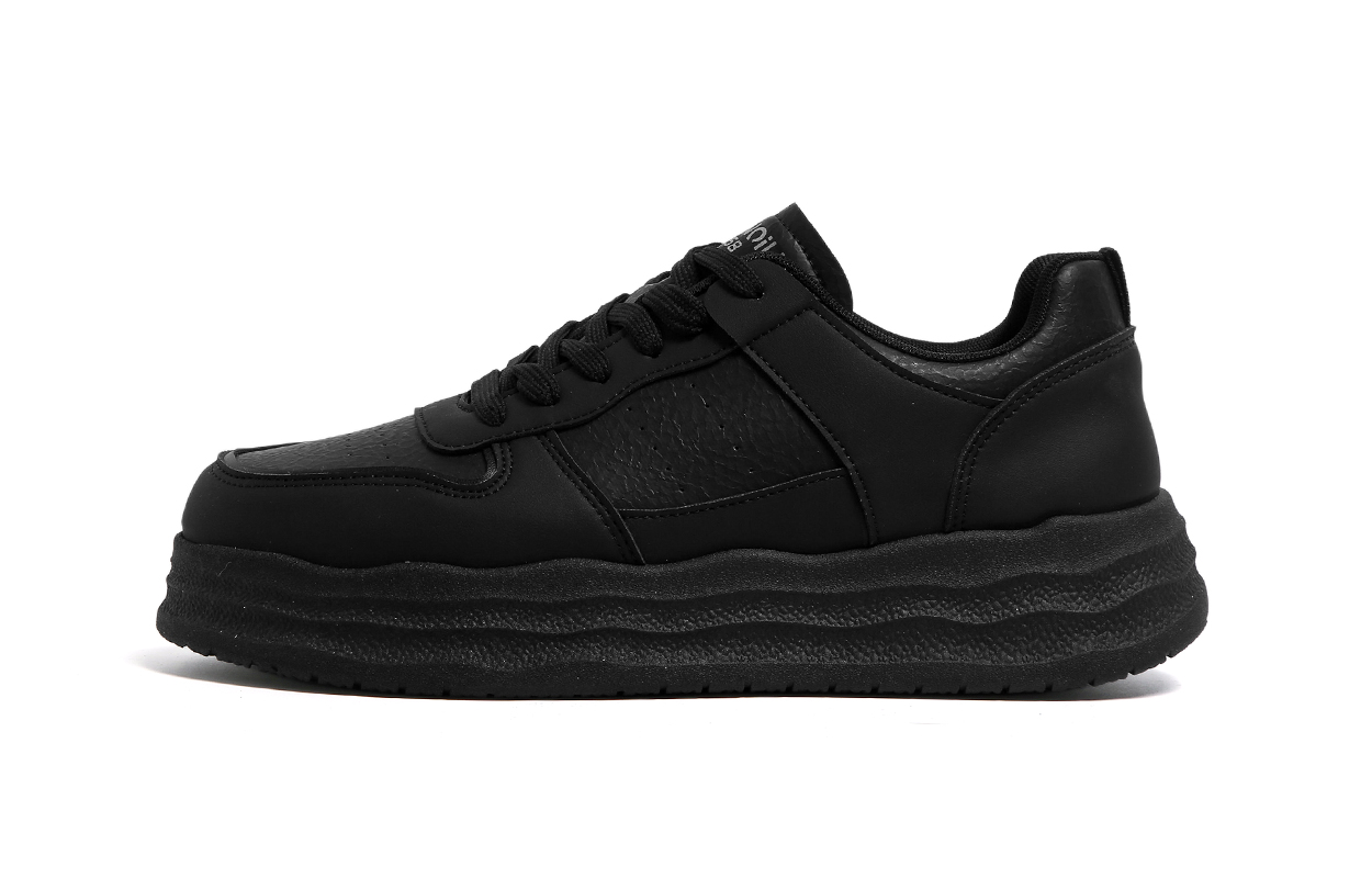 

HUANQIU Кроссовки для скейтбординга мужские low top черные