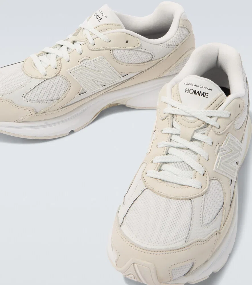 Кроссовки New Balance 2010 с кожаной отделкой Comme des Garçons Homme, белый — фото 3