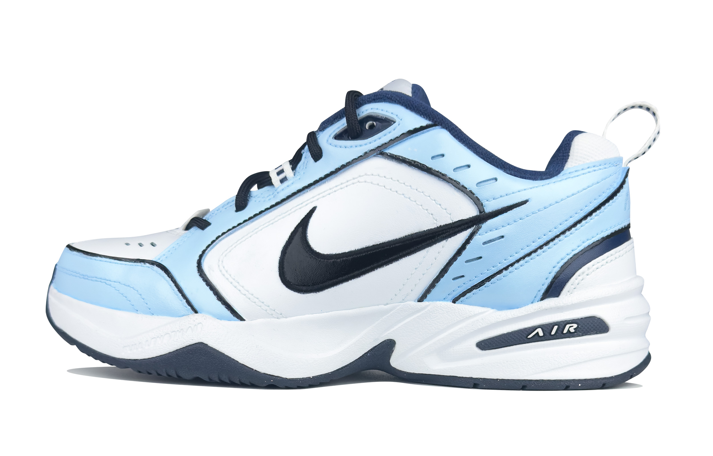 

Кроссовки Nike Air Monarch 4 Chunky Sneakers Unisex Low-top Blue/white, синий