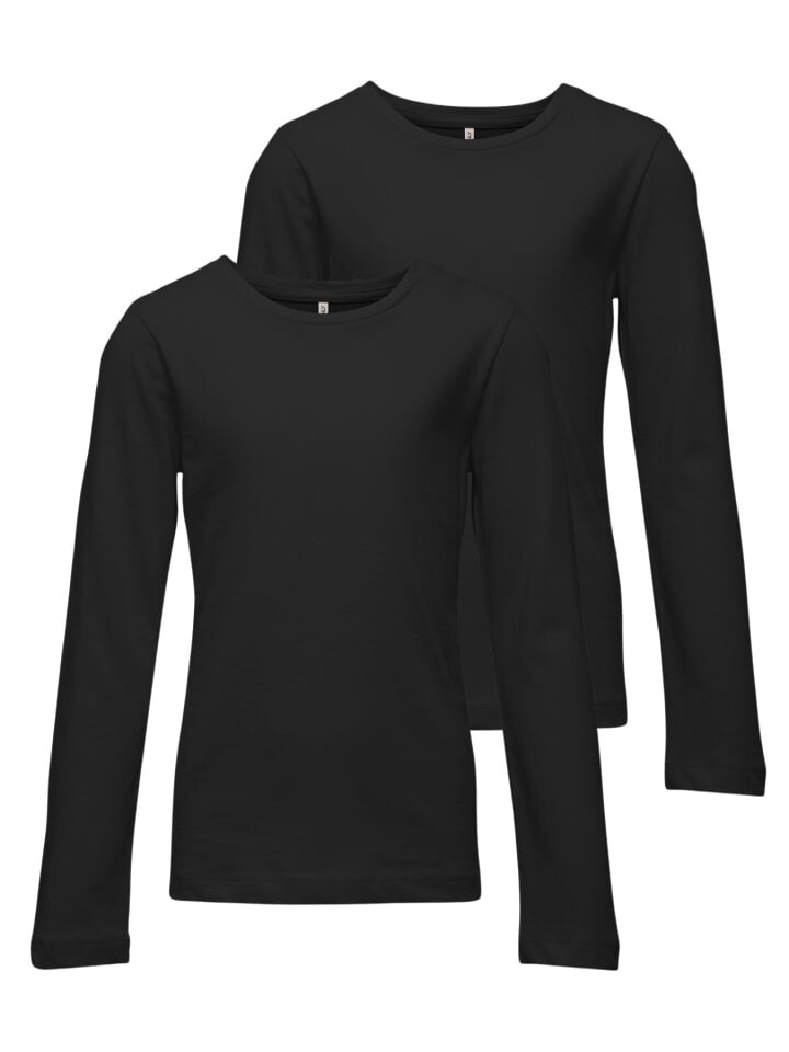 

Рубашка с длинным рукавом KIDS ONLY s 2er Pack KOGNEW ONLY L/S TEE, черный