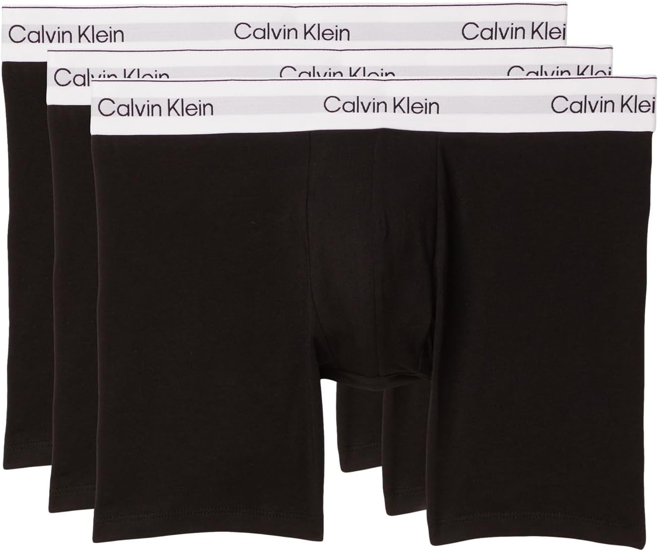 

Мужские трусы-боксеры Icon из эластичного хлопка, 3 пары Calvin Klein Underwear, Black/Black