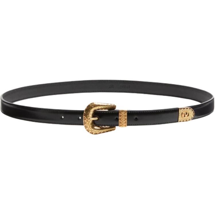 

Valentino Ремень с пряжкой и логотипом, Black