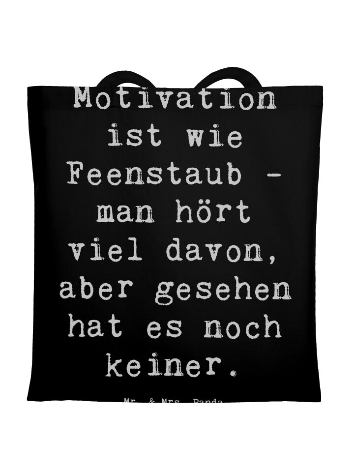 

Сумка для переноски Mr & Mrs Panda Magische Motivation, черный