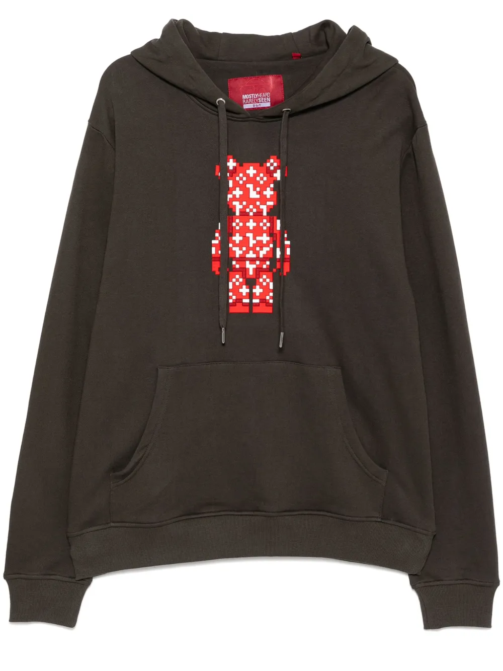 

Худи Sup Bear Mostly Heard Rarely Seen 8-Bit, серый