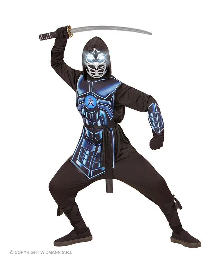 Костюм Cyber Ninja, Carnival Party, черный — фото 2
