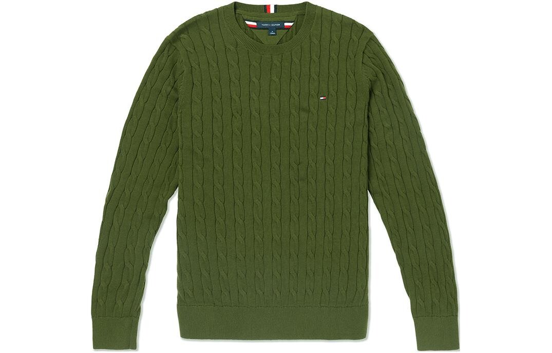 Трикотаж мужской зеленый Tommy Hilfiger, зеленый