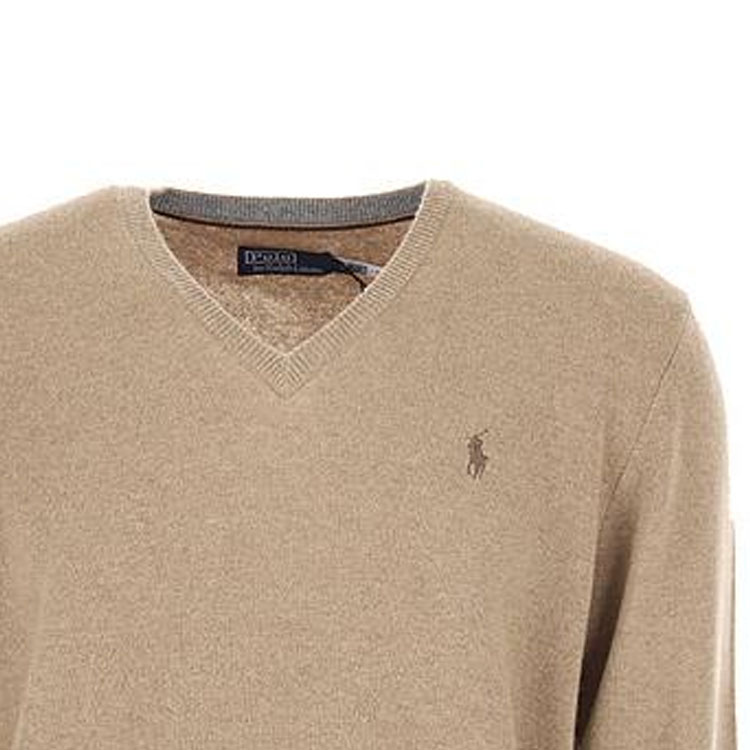Свитер мужской кофейный Polo Ralph Lauren — фото 2
