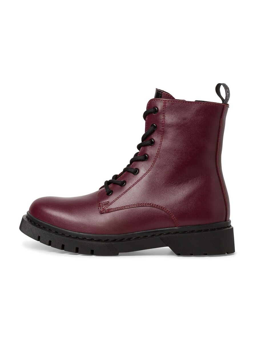 Ботильоны на шнуровке Tamaris Lace-Up Ankle Boots, цвет merlot — фото 2