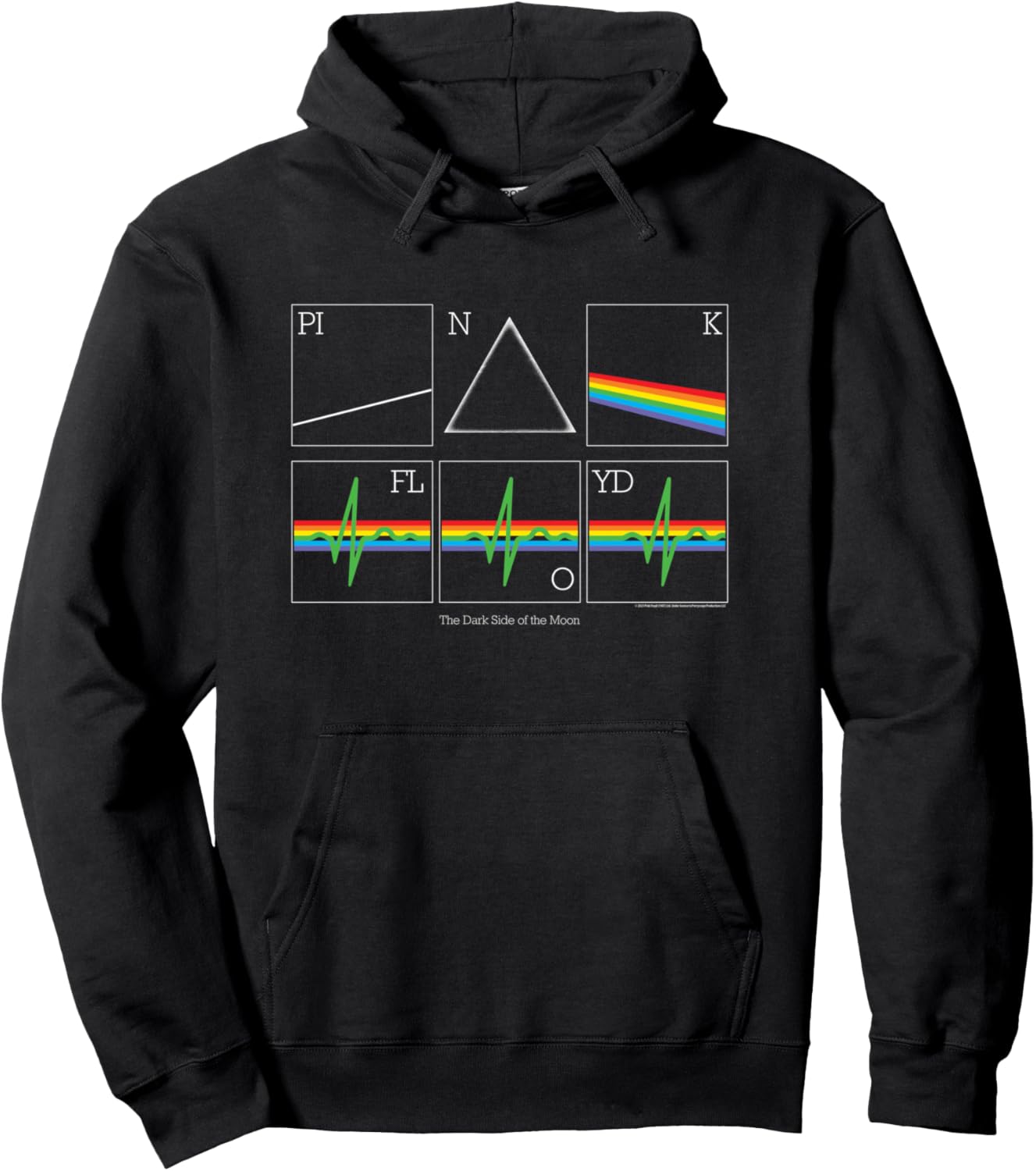 

Худи Pink Floyd The Dark Side of The Moon 50th Heartbeat, черное