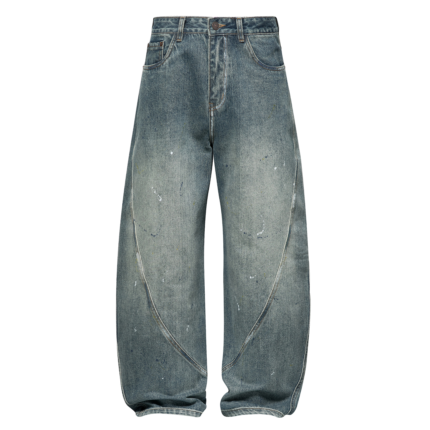 

Jeep Джинсы Unisex Spray Painting Vintage Blue Moderate Scimitar