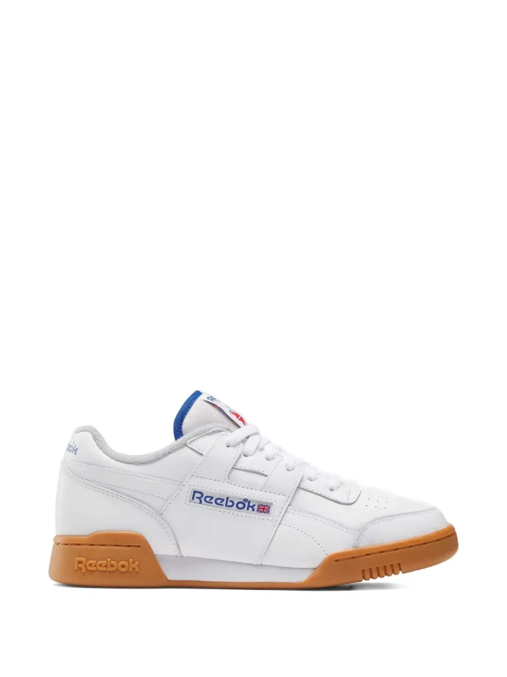 Кроссовки Workout plus из кожи Reebok, белый