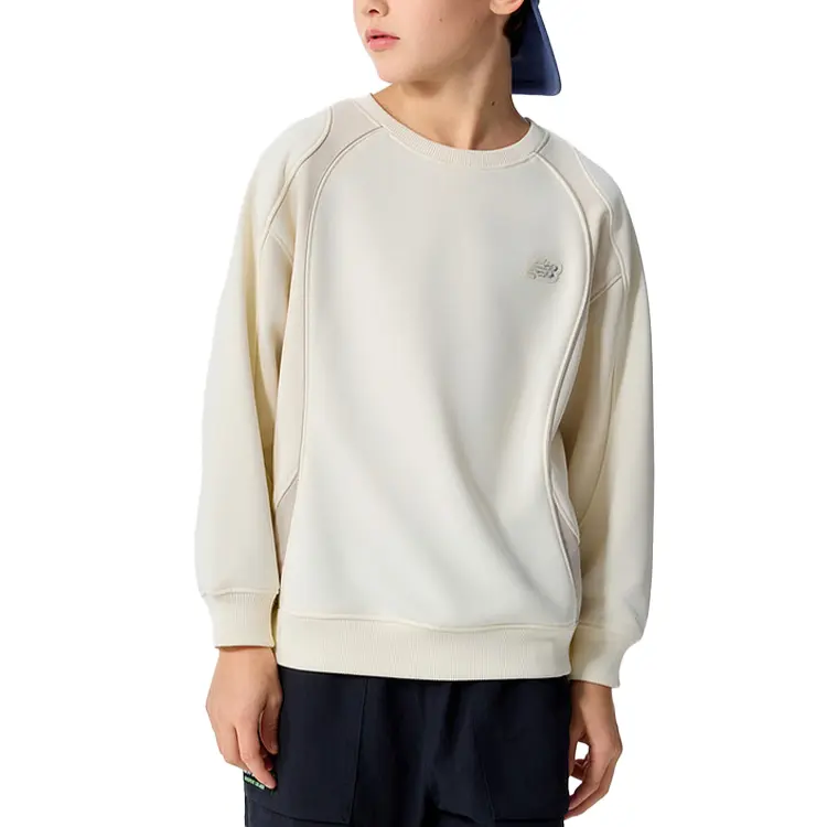 

Детский свитшот с круглым вырезом Moderate New Balance, cream