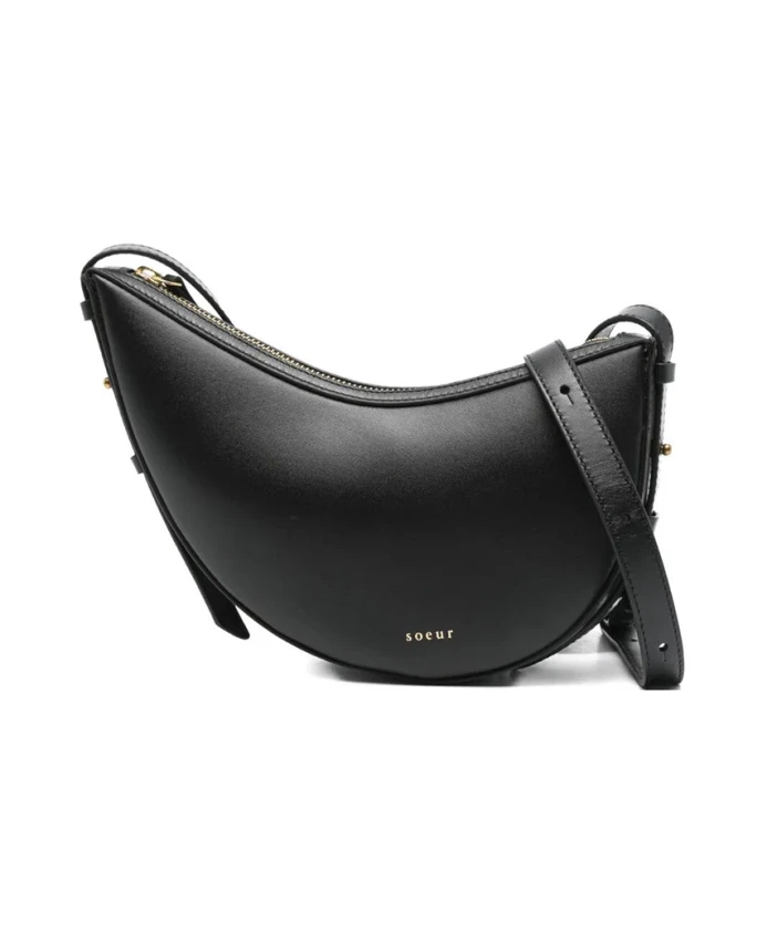 

Мини-Сумочка Wino в стиле ретро, черного цвета. Soeur, черный