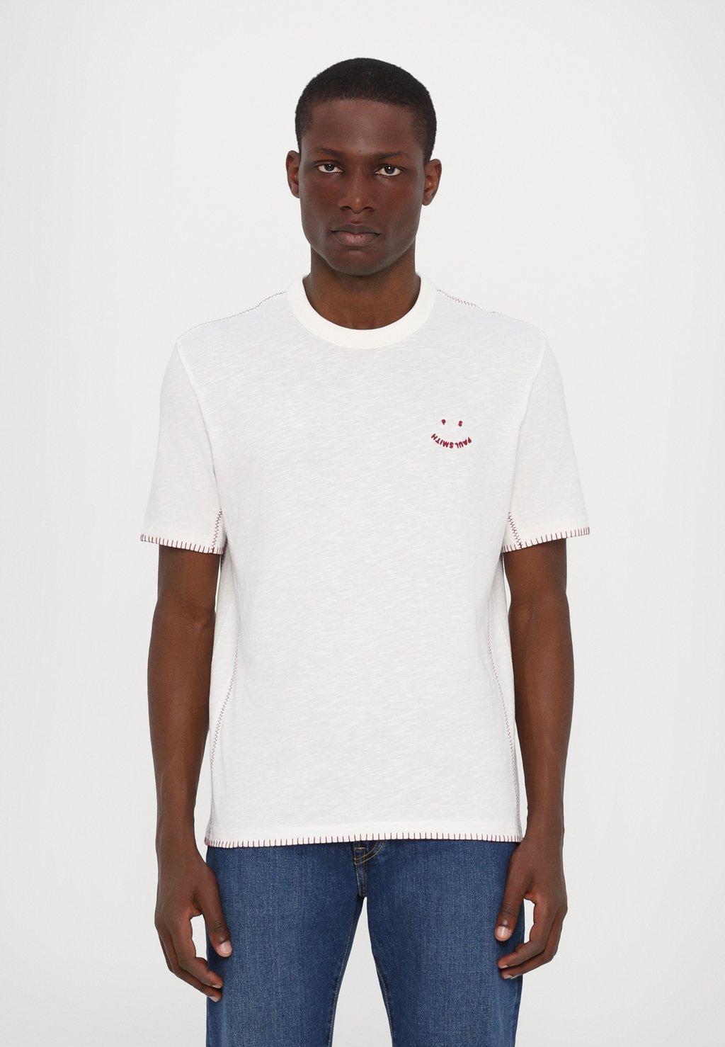 

Базовая футболка CASUAL FIT HAPPY PS Paul Smith, белый