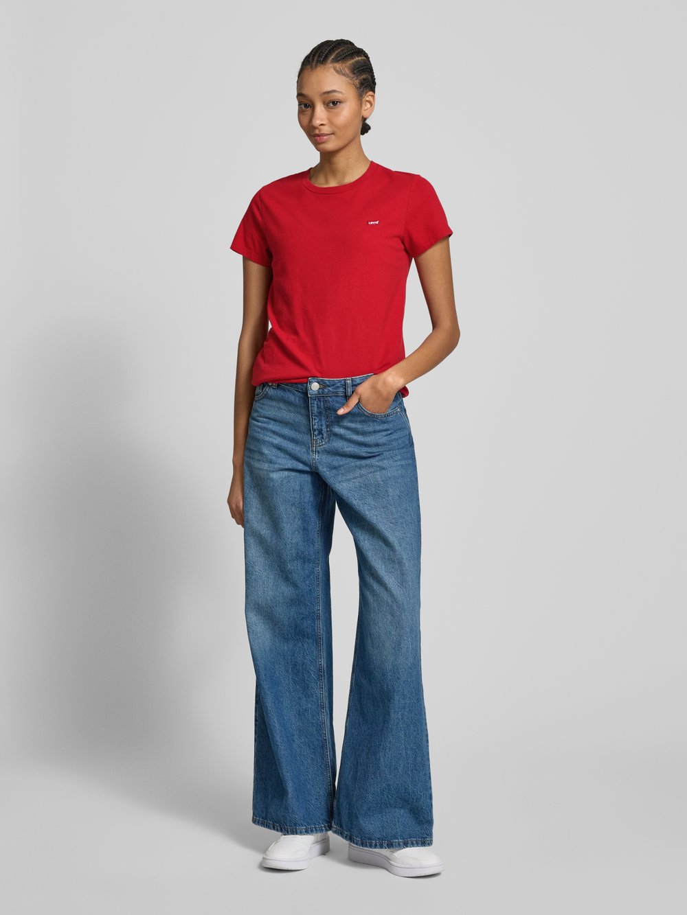 

Футболка с этикеткой-значком модель 'PERFECT TEE' Levi's, красный