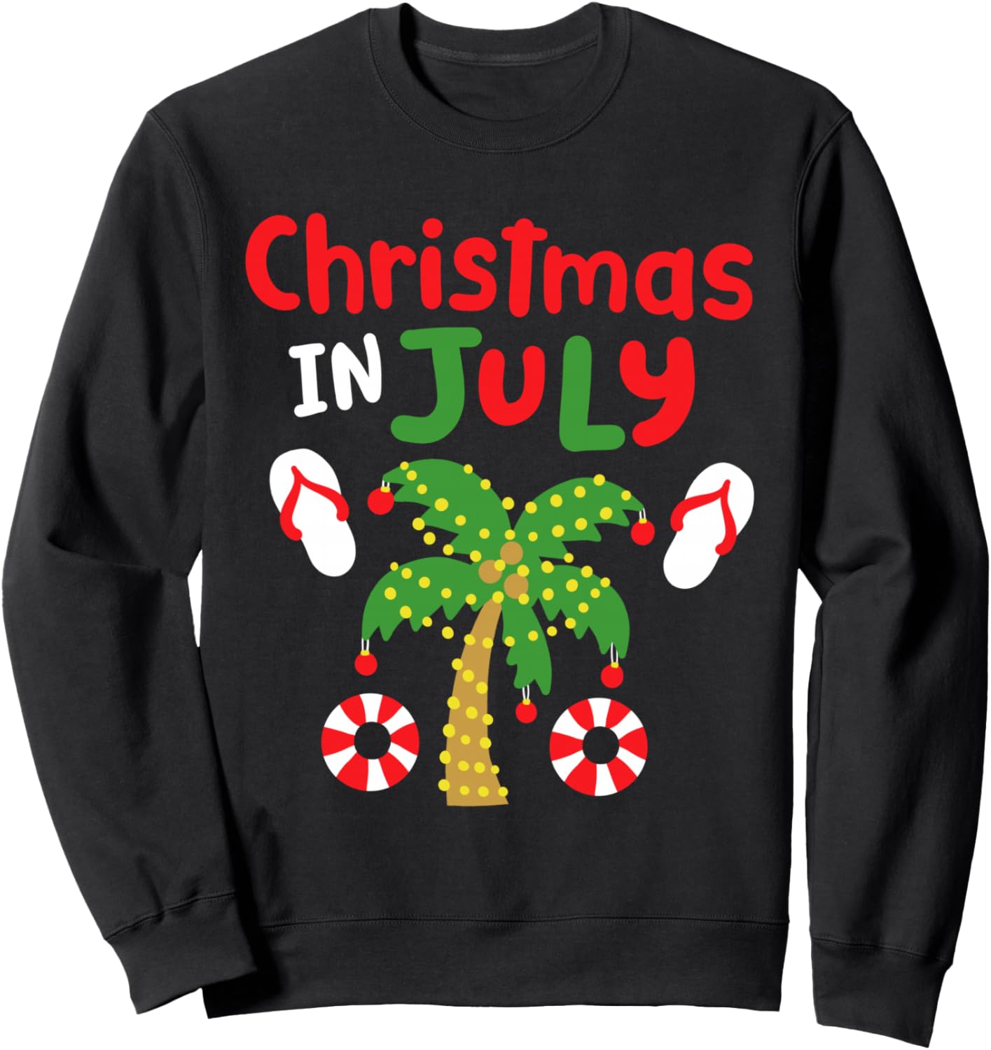 

Рождественская толстовка на лето в июле для мужчин, женщин и детей Christmas In July Merry Gift Store, черный