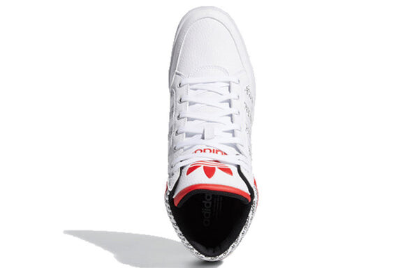 Кроссовки хард корт высокие Adidas, белый — фото 4