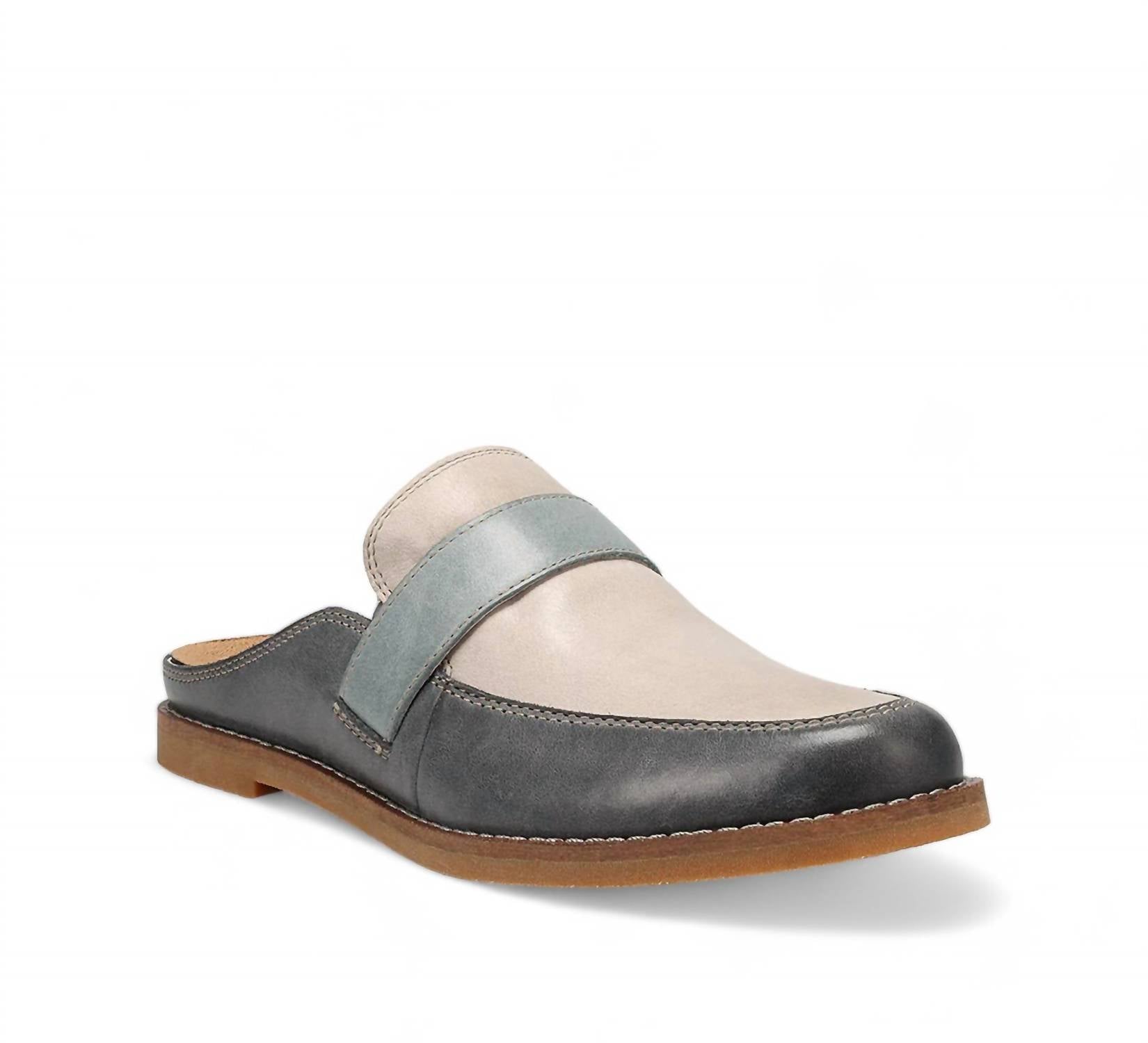 Женские классические лоферы Royal Slip On - средняя полнота, цвет стальной/мульти тауп Taos