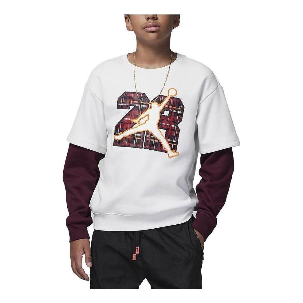 

Спортивный топ (PS) Air Jordan 23 2fer Crew Top 'Phantom' FZ1677-030, белый