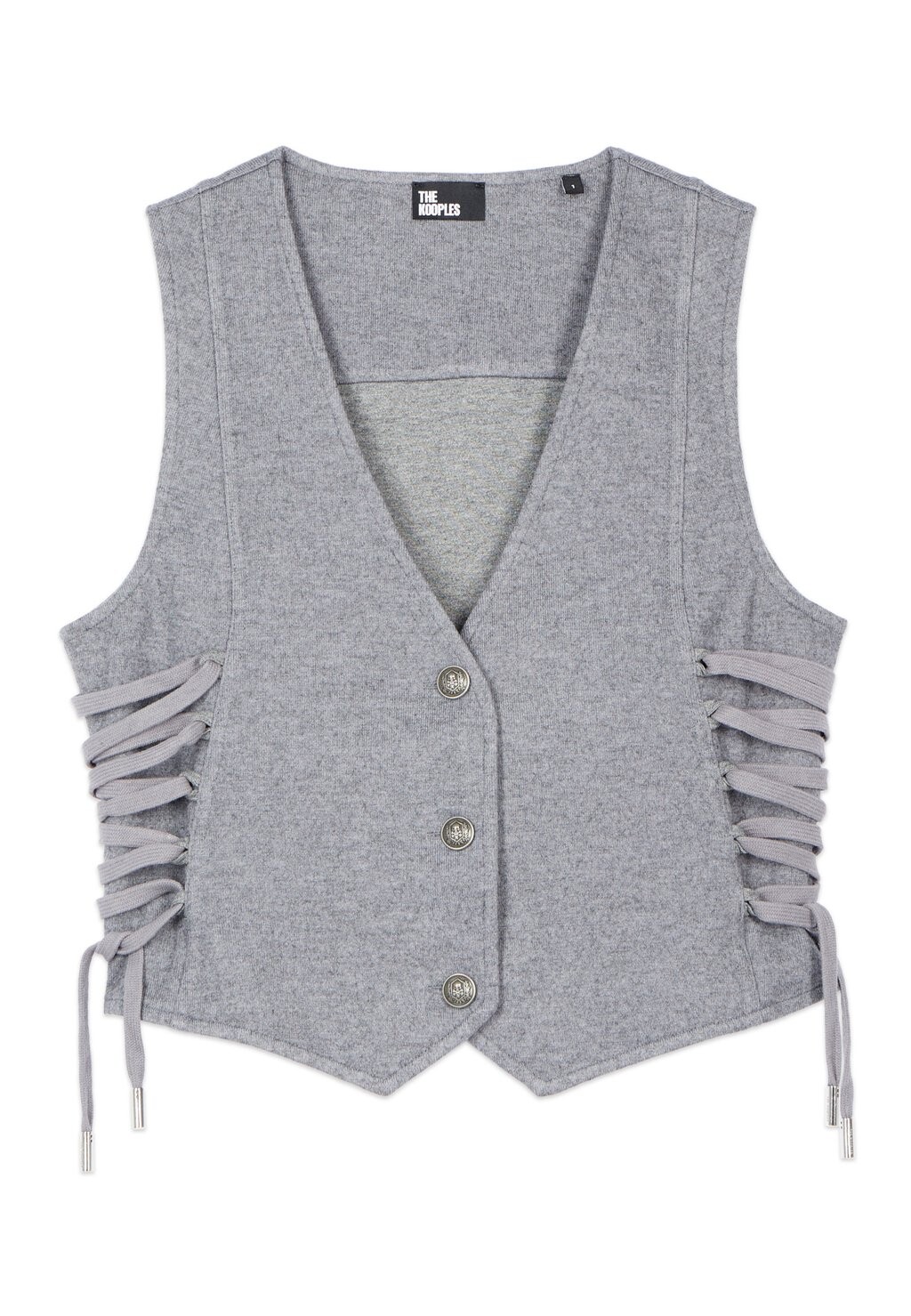 

Жилет AVEC LAÇAGE The Kooples, серый