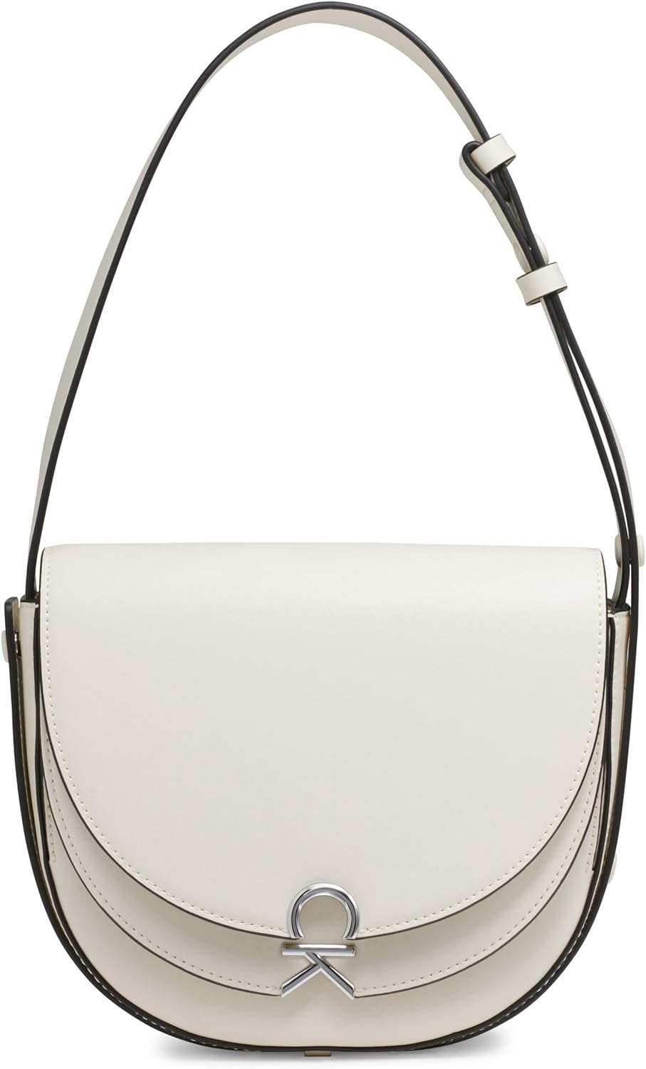

Женская сумка-седло Calvin Klein Crisell Organical Crossbody, Cherub White, Белый, Женская сумка-седло Calvin Klein Crisell Organical Crossbody, Cherub White