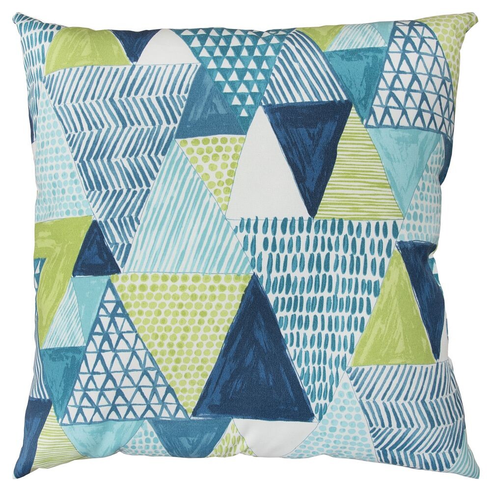 

Декоративная подушка Rizzy Home Ezra для дома и улицы, цвет Green Teal
