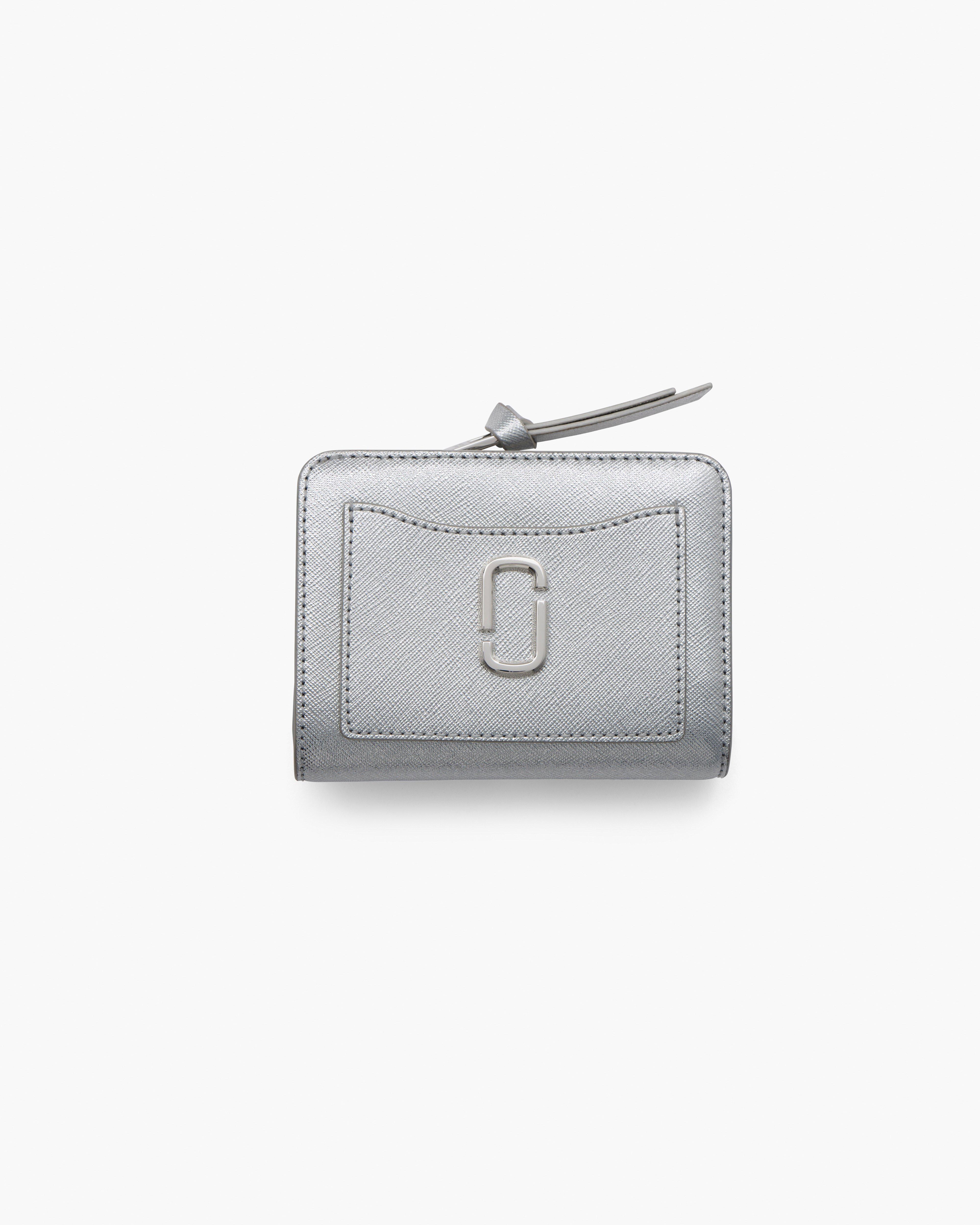 

Компактный кошелек Metallic Utility Snapshot Mini Marc Jacobs, серебряный