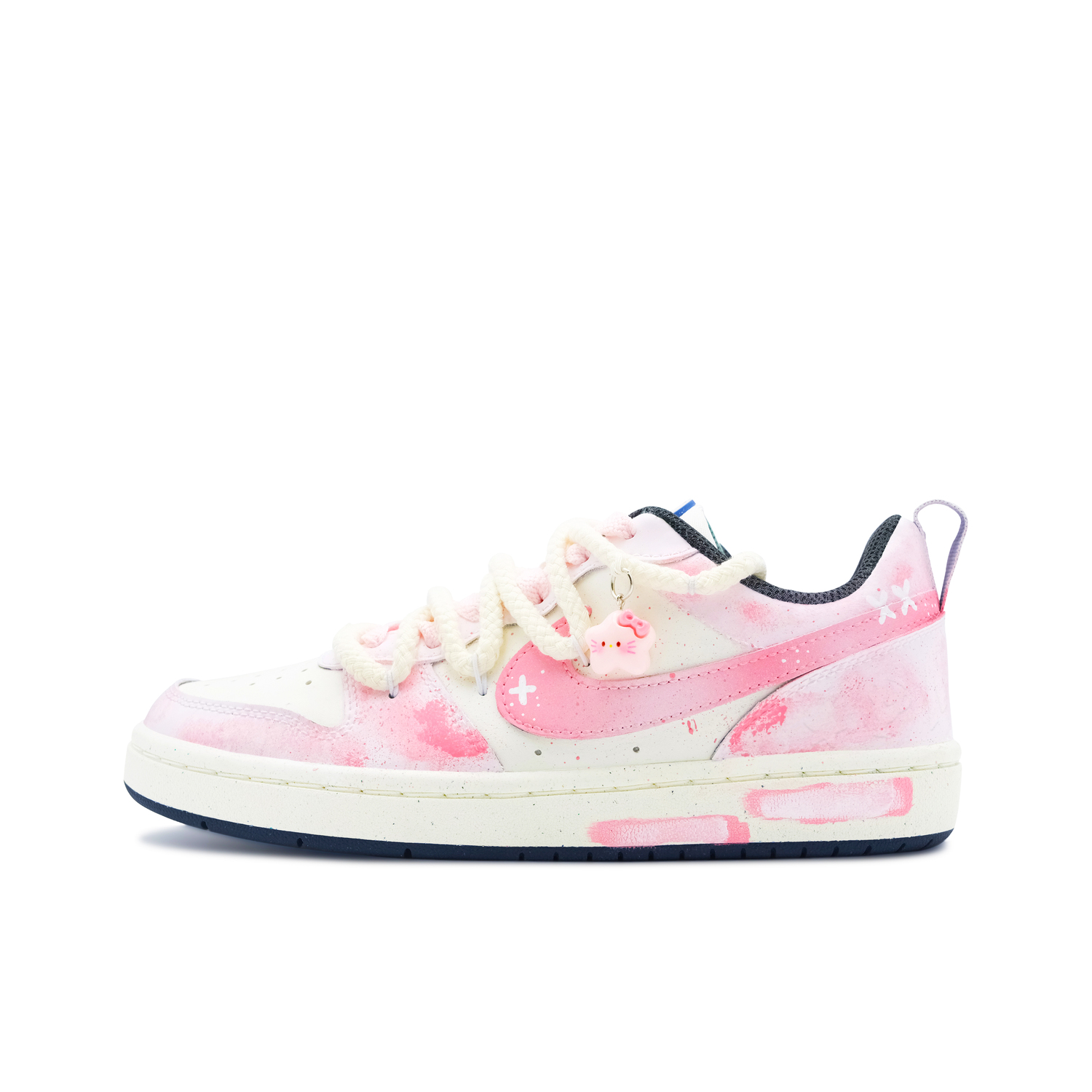 

Детские скейтерские кроссовки Court Borough для младших школьников Nike, розовый