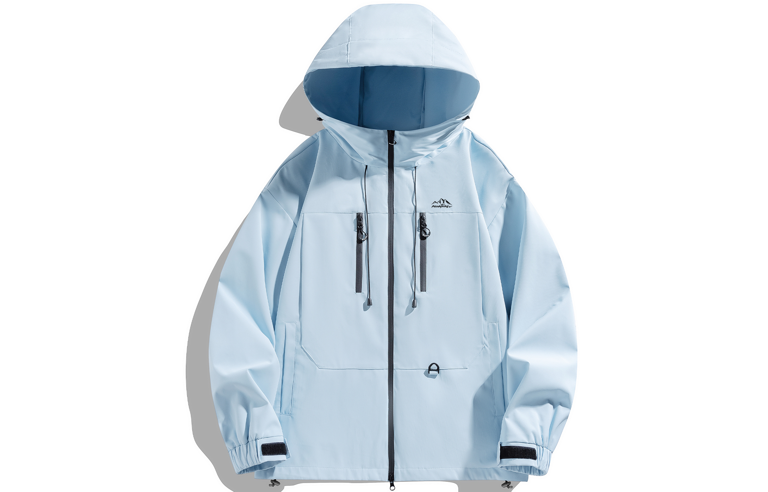 

WARRIOR Куртка Unisex из коллекции Huichao Riding The Wind, Glacier Blue-Upgraded[Waterproof Fabric]