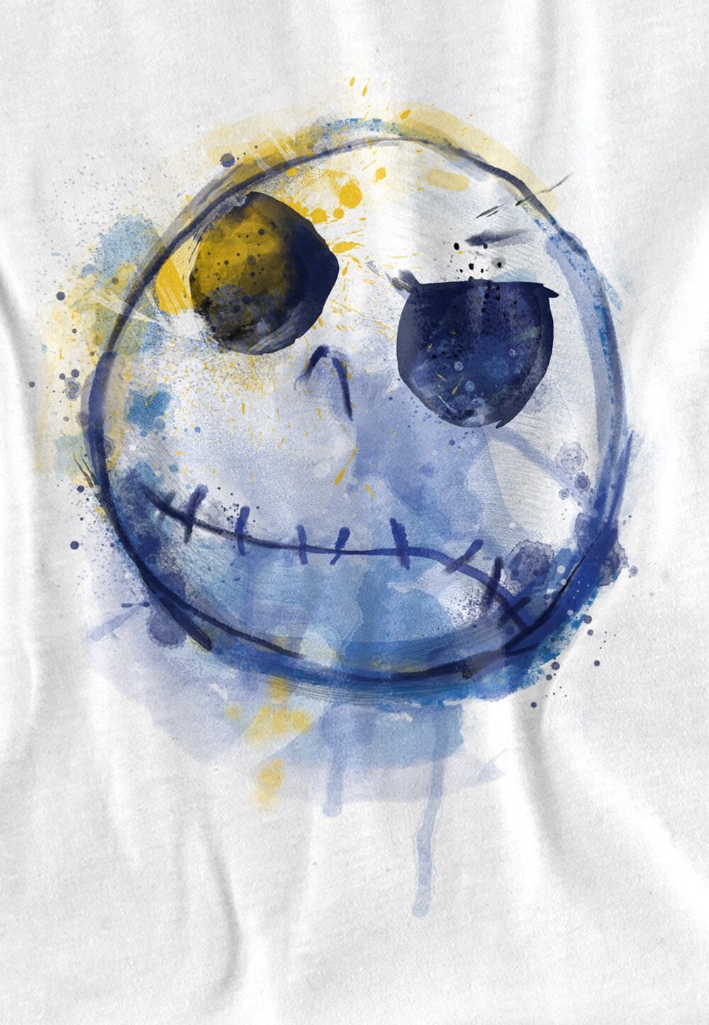 

Футболка с принтом THE NIGHTMARE BEFORE CHRISTMAS PAINTED JACK SKELLINGTON Star Wars, белый