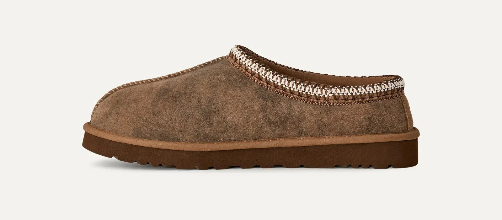 Уютные тапочки UGG Tasman Baxter 1173810-CHE из каштановой замши GUG195 Ugg, коричневый — фото 3