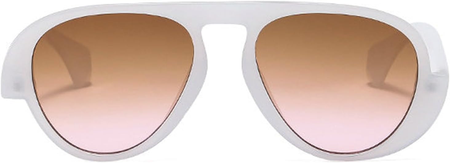 

Большие винтажные солнцезащитные очки-пилот от Helena для мужчин и женщин, модные градиентные очки, большие круглые ретро-очки, трендовые зеленые солнцезащитные очки, C5