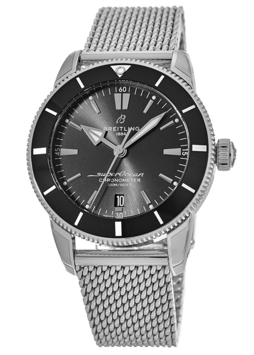 

Мужские часы Breitling Superocean Heritage Automatic 44 из черной керамики и стали AB2030121B1A1