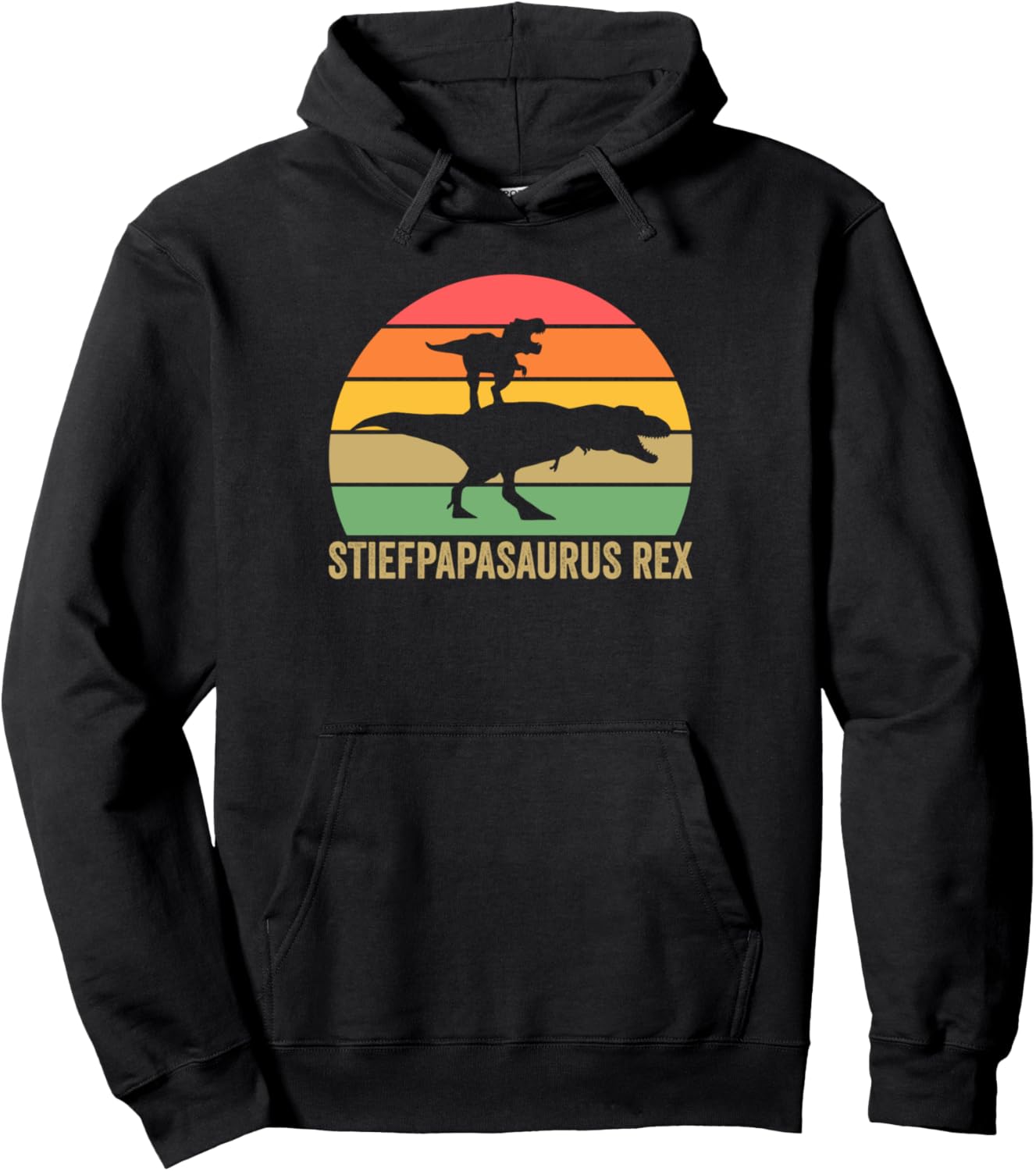 

Толстовка Steefpapasaurus Rex Bonus Dad Bonus Father & Stepfather Gifts, черный