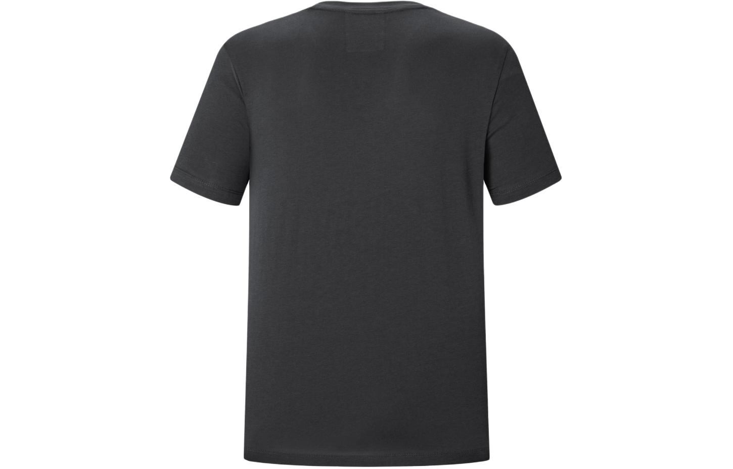 Футболка с коротким рукавом и круглым вырезом мужская gray EMPORIO ARMANI, серый — фото 4