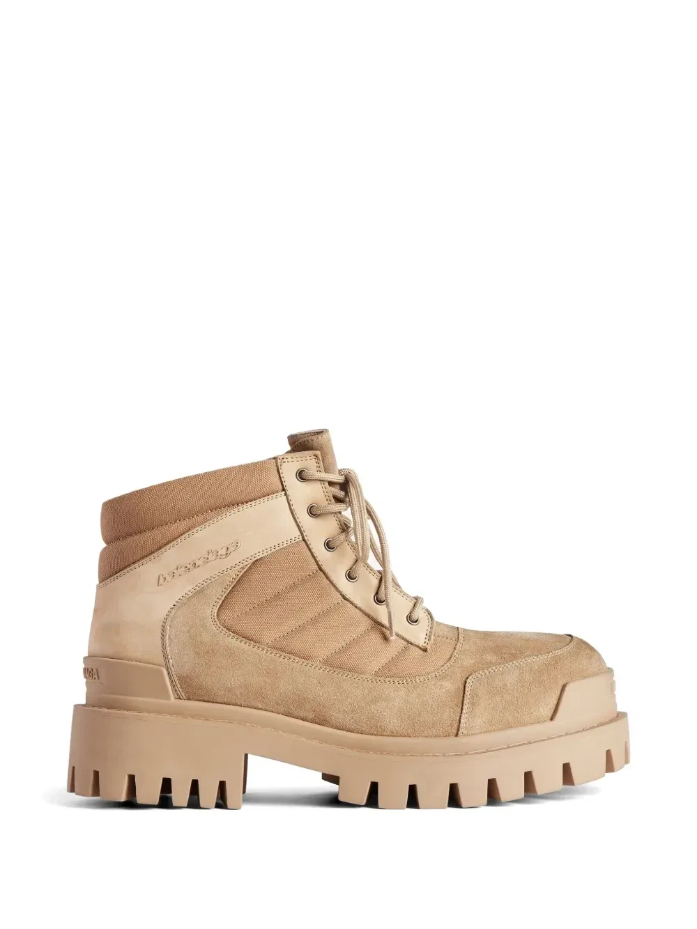 Ботинки Strike Combat BALENCIAGA, бежевый