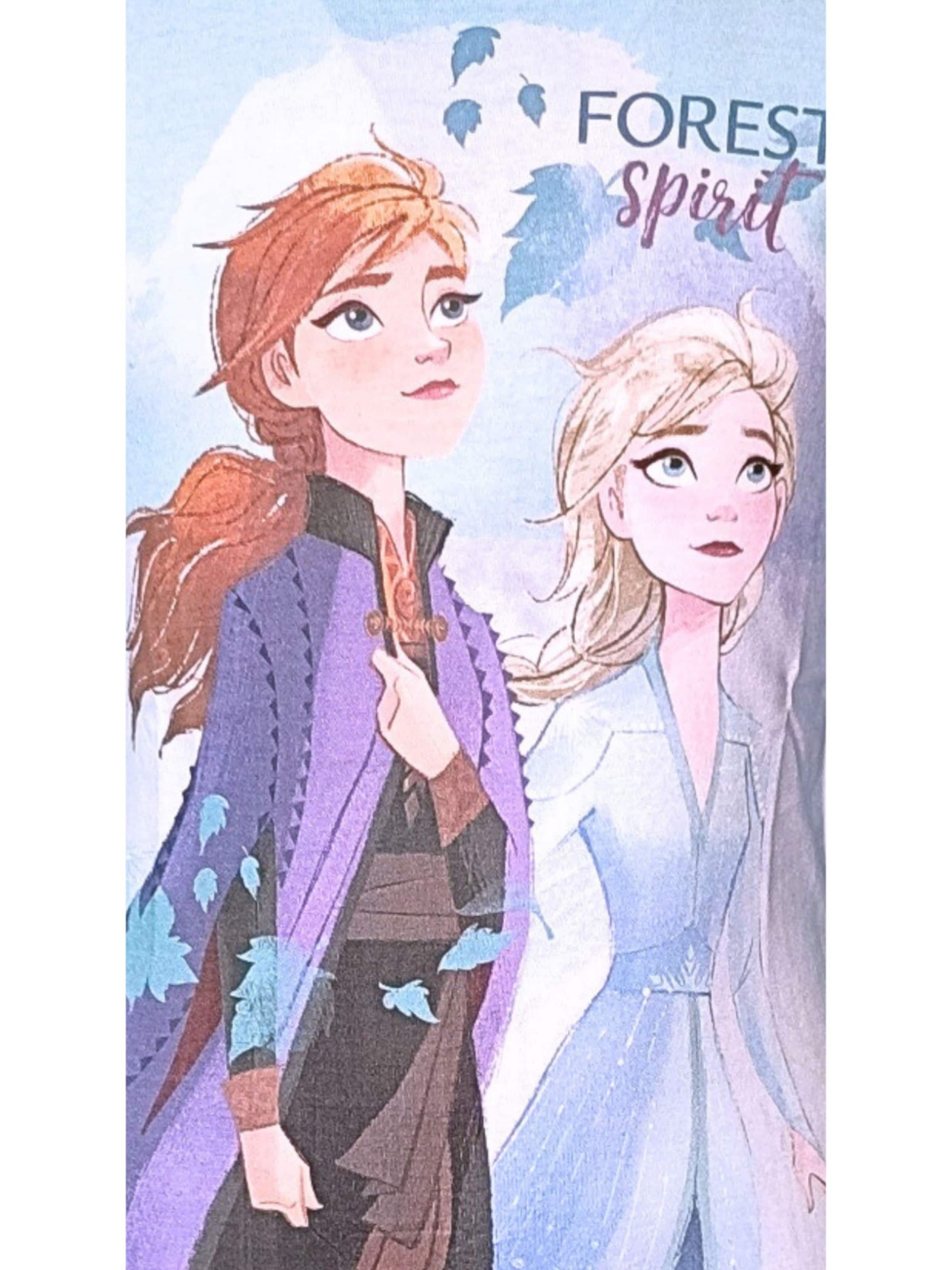 Disney Frozen Лонгслив в светло-голубом цвете — фото 2