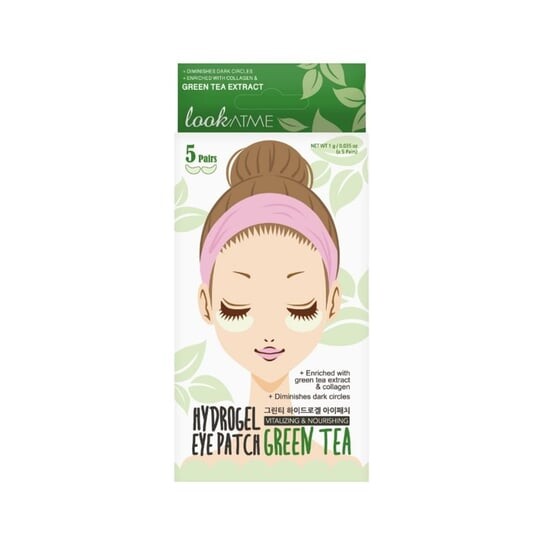

Патчи для глаз с зеленым чаем, 10 шт. Look At Me, Hydrogel Eye Patch Green Tea